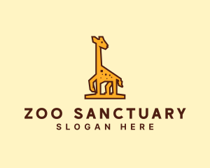 Tall Yellow Giraffe logo design