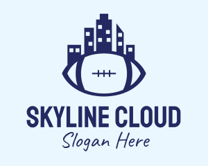 City Skyline Football logo design