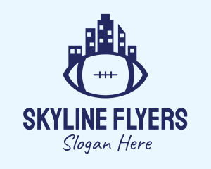 City Skyline Football logo design