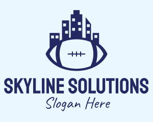 City Skyline Football logo design