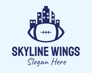 City Skyline Football logo design