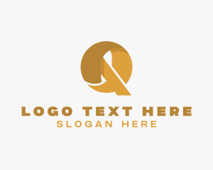 Modern Simple Letter Q  logo design