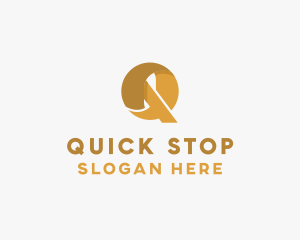 Modern Simple Letter Q  logo design