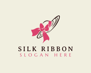 Fashion Ribbon Hat logo design