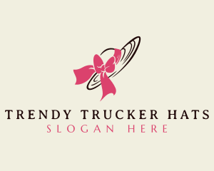 Fashion Ribbon Hat logo design