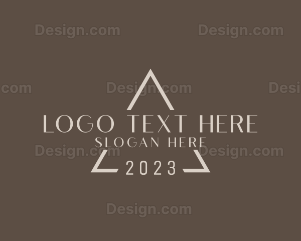 Stylish Triangle Business Logo