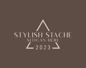 Stylish Triangle Business logo design