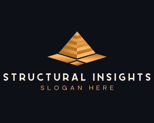 Pyramid Structure Triangle logo