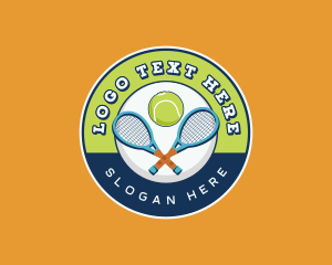 Tennis Ball Racket logo