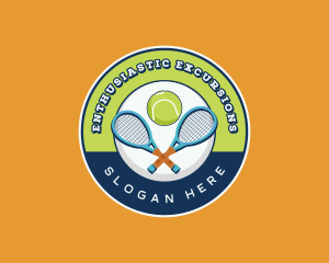 Tennis Ball Racket logo