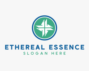 Modern Medical Cross logo design