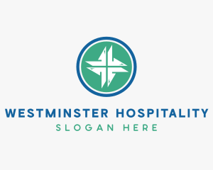 Modern Medical Cross logo design