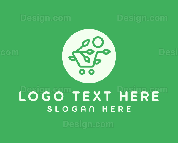 Eco Shopping Cart Logo