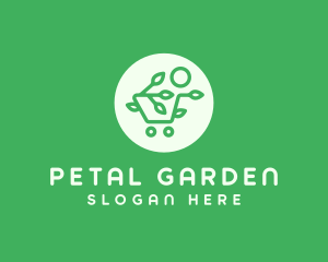 Eco Shopping Cart logo design