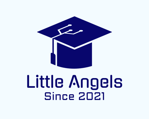 Graduation Cap logo example 4