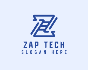 Generic Line Pattern Letter Z logo design