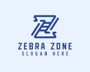 Generic Line Pattern Letter Z logo design