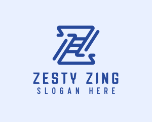 Generic Line Pattern Letter Z logo design