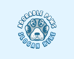 Animal Dog Paw logo design