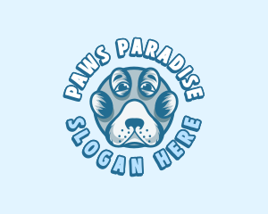 Animal Dog Paw logo design