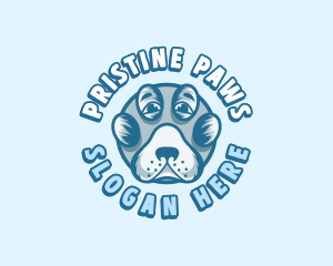 Animal Dog Paw logo design