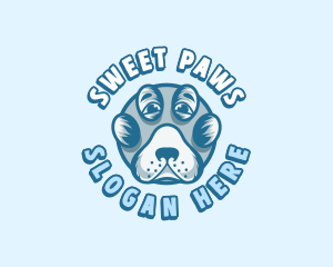 Animal Dog Paw logo design