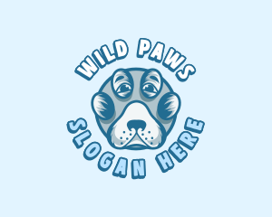 Animal Dog Paw logo design