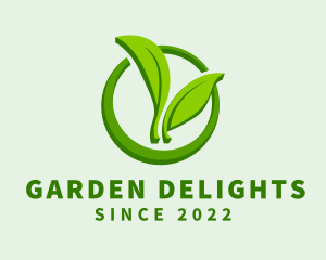 Organic Nature Garden  logo design