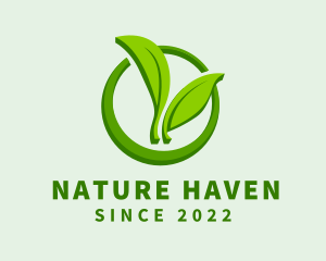 Organic Nature Garden  logo design