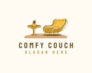 Sofa Table Furniture logo design