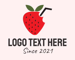 Strawberry Fruit Drink  logo