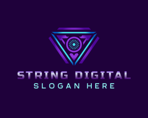 Digital Triangle Technology logo design