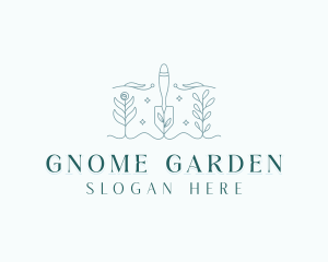 Garden Landscaper Trowel logo design