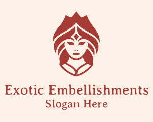 Ethnic Tribal Woman logo