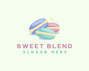 Pastry Sweet Macaron logo design