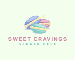 Pastry Sweet Macaron logo design