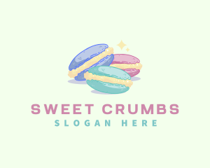 Pastry Sweet Macaron logo design