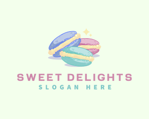 Pastry Sweet Macaron logo