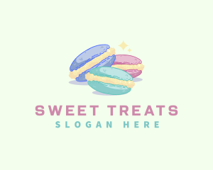 Pastry Sweet Macaron logo design