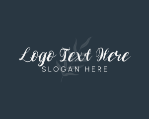 Simple Leaf Wordmark logo