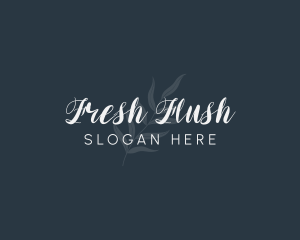 Simple Leaf Wordmark logo design