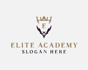 Crown Royalty Academy logo design