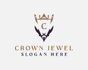 Crown Royalty Academy logo design