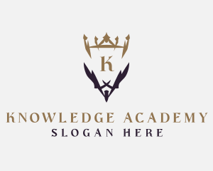 Crown Royalty Academy logo design