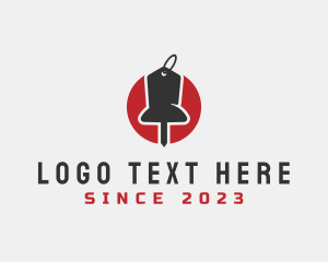 Label - Price Tag Label Pin logo design