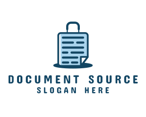 Document File Suitcase logo
