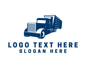 Blue Cargo Truck logo