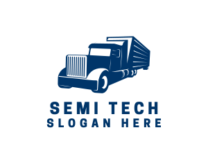 Blue Cargo Truck logo