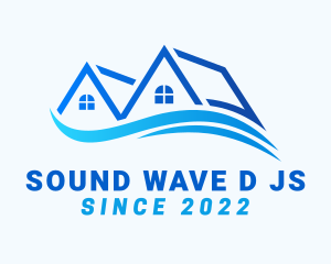 Residential House Wave logo design