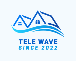 Residential House Wave logo design